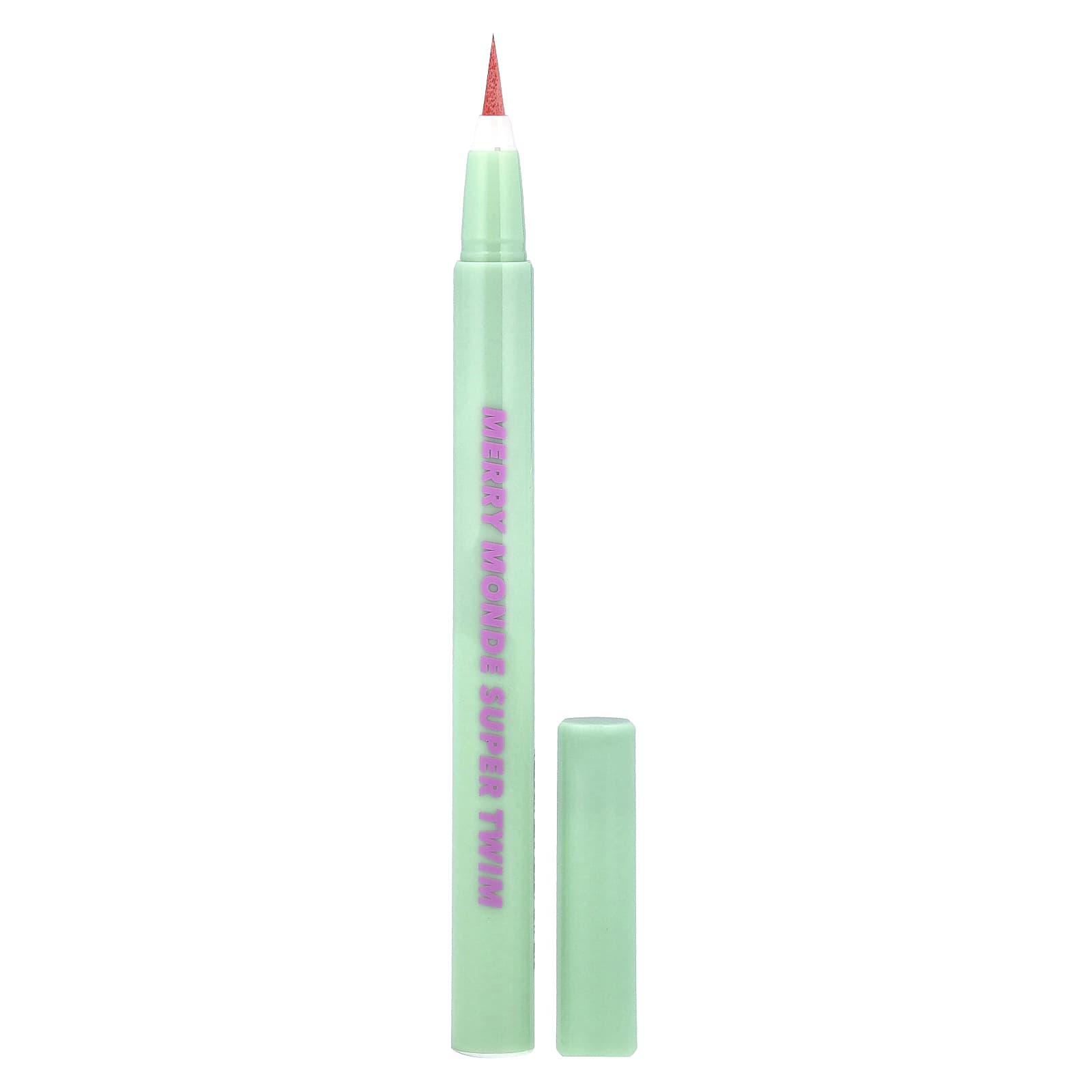 Merrymonde, Super Twim Pen Eyeliner, 04 Salmon Pink, 0.02 fl oz (0.5 ml) - Image 1