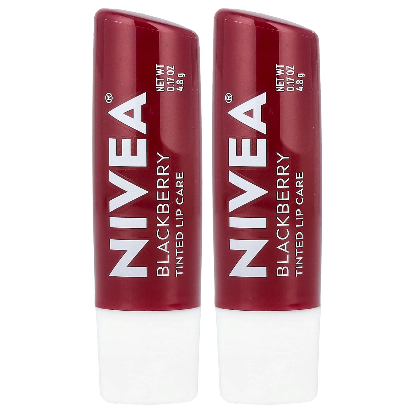 Nivea, Tinted Lip Care, Blackberry, 2 Pack, 0.17 oz (4.8 g) Each - Image 1