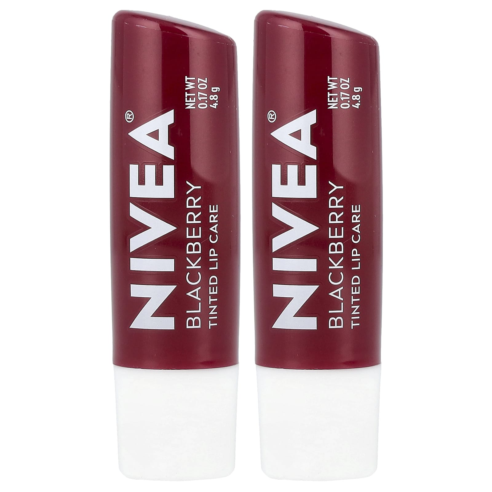 Nivea, Tinted Lip Care, Blackberry, 2 Pack, 0.17 oz (4.8 g) Each - Image 1