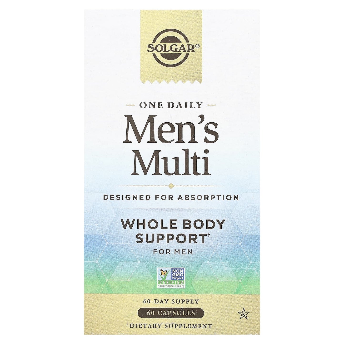 Solgar, One Daily Men's Multi, 60 Capsules - Image 1