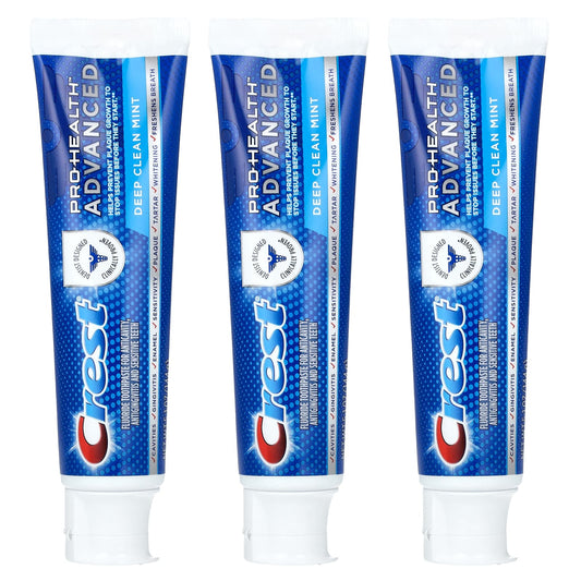 Crest Pro-Health Advanced Deep Clean Mint Toothpaste, 3 Pack, 5.1 Oz - Image 1