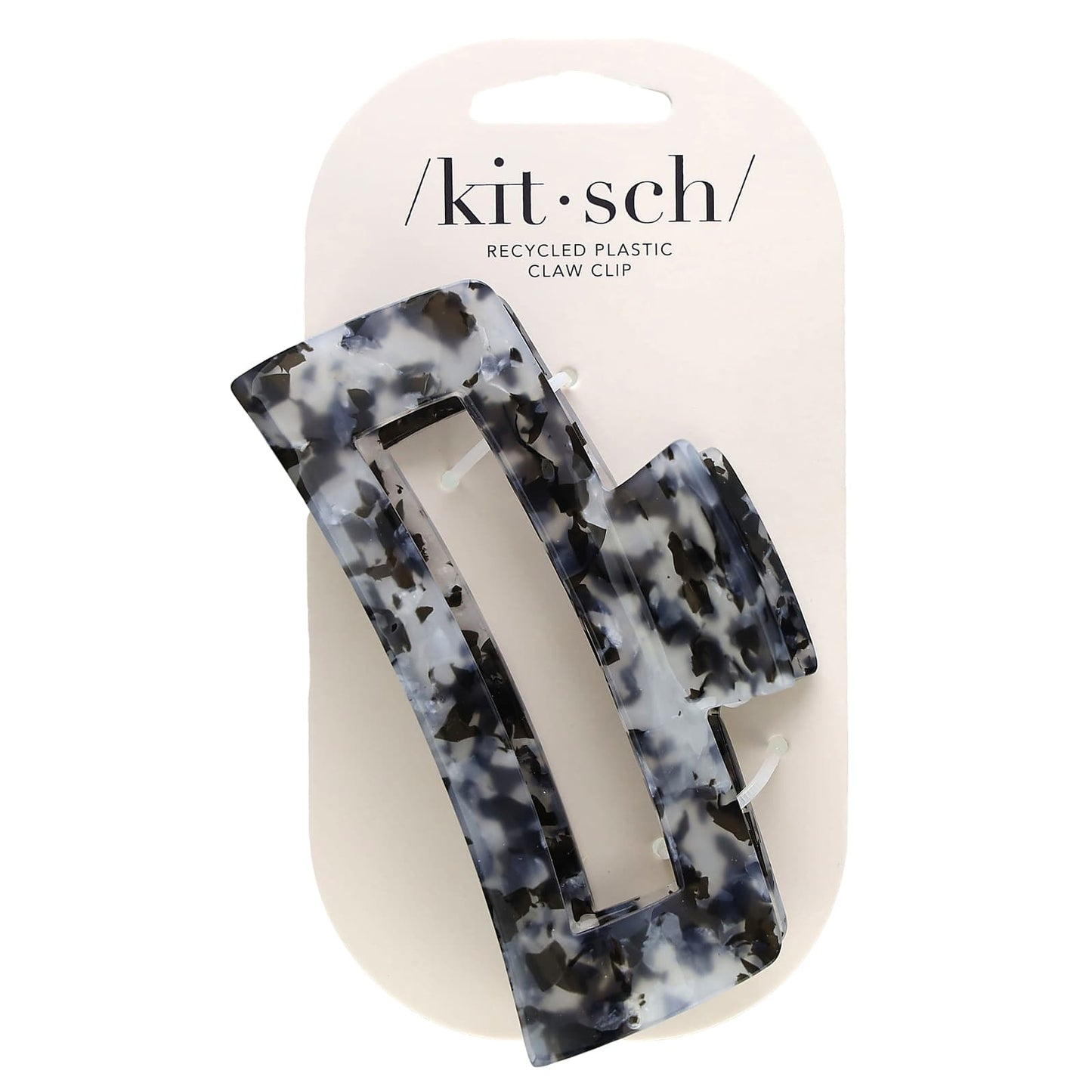 Kitsch, Recycled Plastic Claw Clip, Black, 1 Clip - Image 1