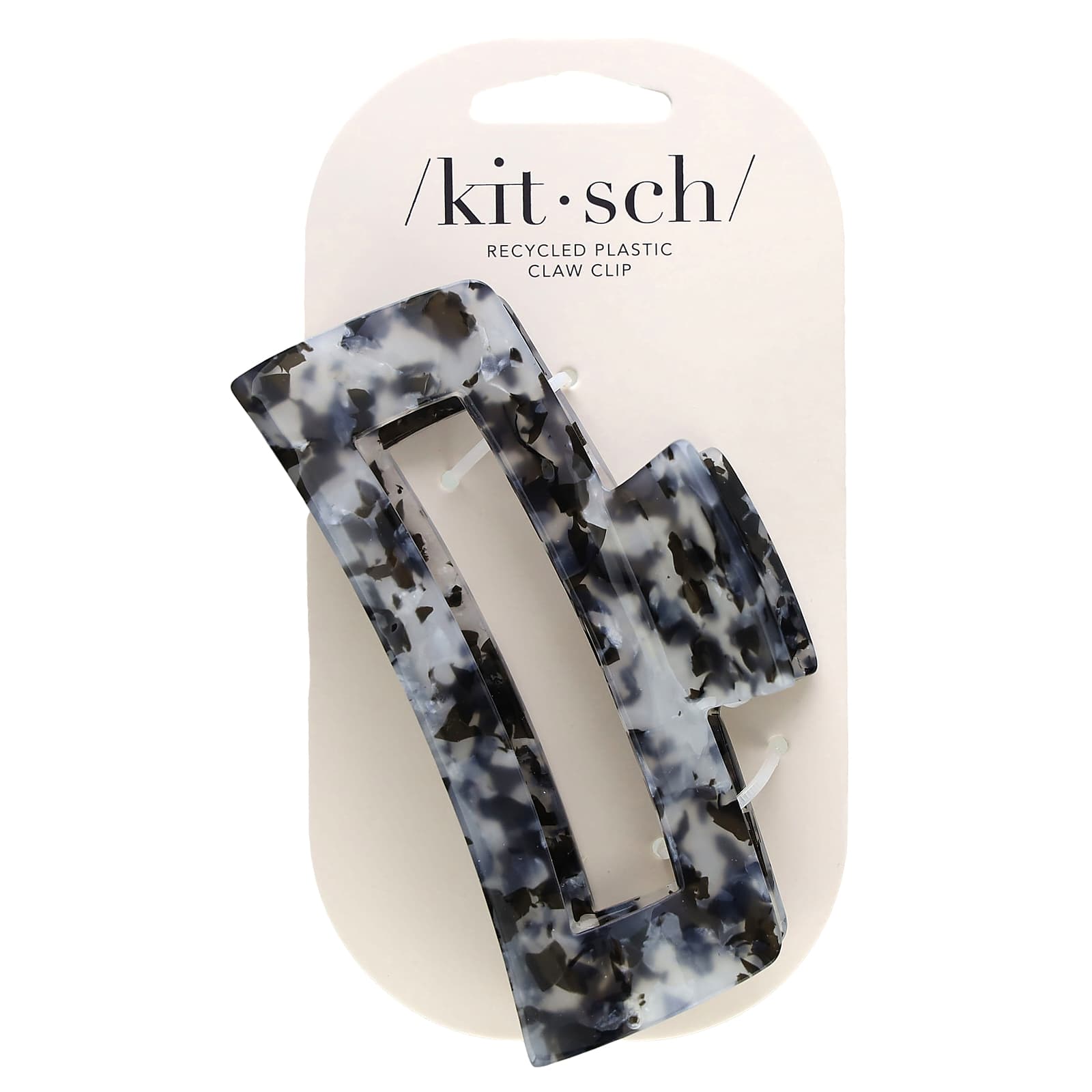 Kitsch, Recycled Plastic Claw Clip, Black, 1 Clip - Image 1