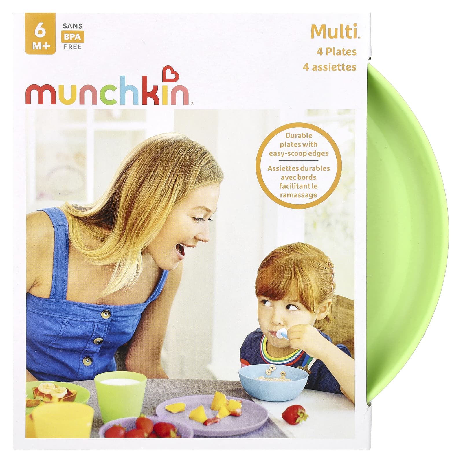 Munchkin, Multi™ Plates, 6 Months+, 4 Count - Image 1