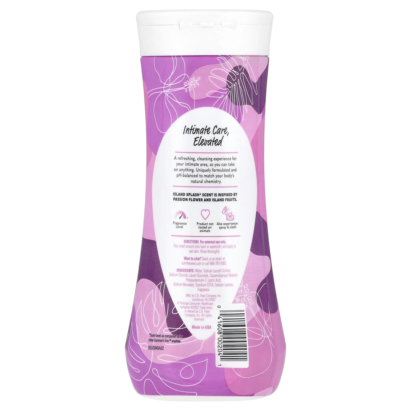 Summer's Eve, 5 in 1™ Daily Refreshing Wash, Island Splash®, 15 fl oz (444 ml) - Image 2