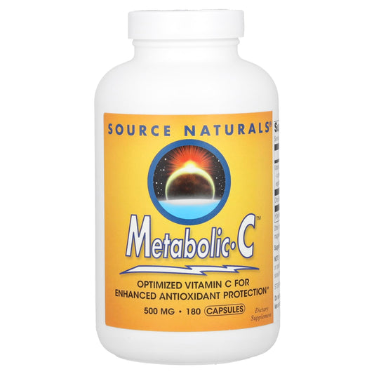 Source Naturals, Metabolic C, 180 Capsules - Image 1