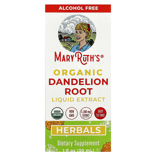 MaryRuth's, Organic Dandelion Root Liquid Extract, 1 fl oz (30 ml) - Image 1