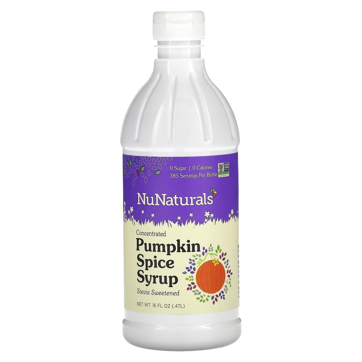 NuNaturals, Concentrated Pumpkin Spice Syrup, 16 fl oz (0.47 l) - Image 1