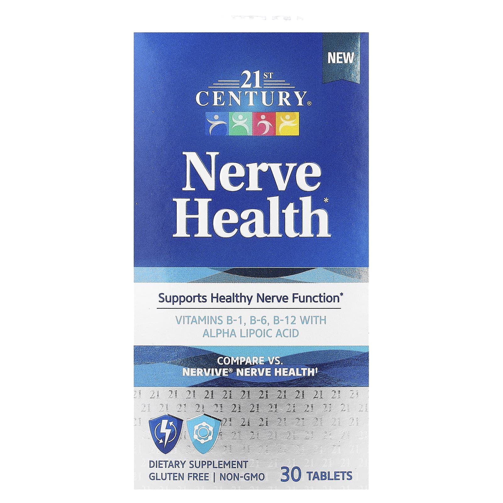 Nerve Health Support with 21st Century Vitamin B Complex - Image 1
