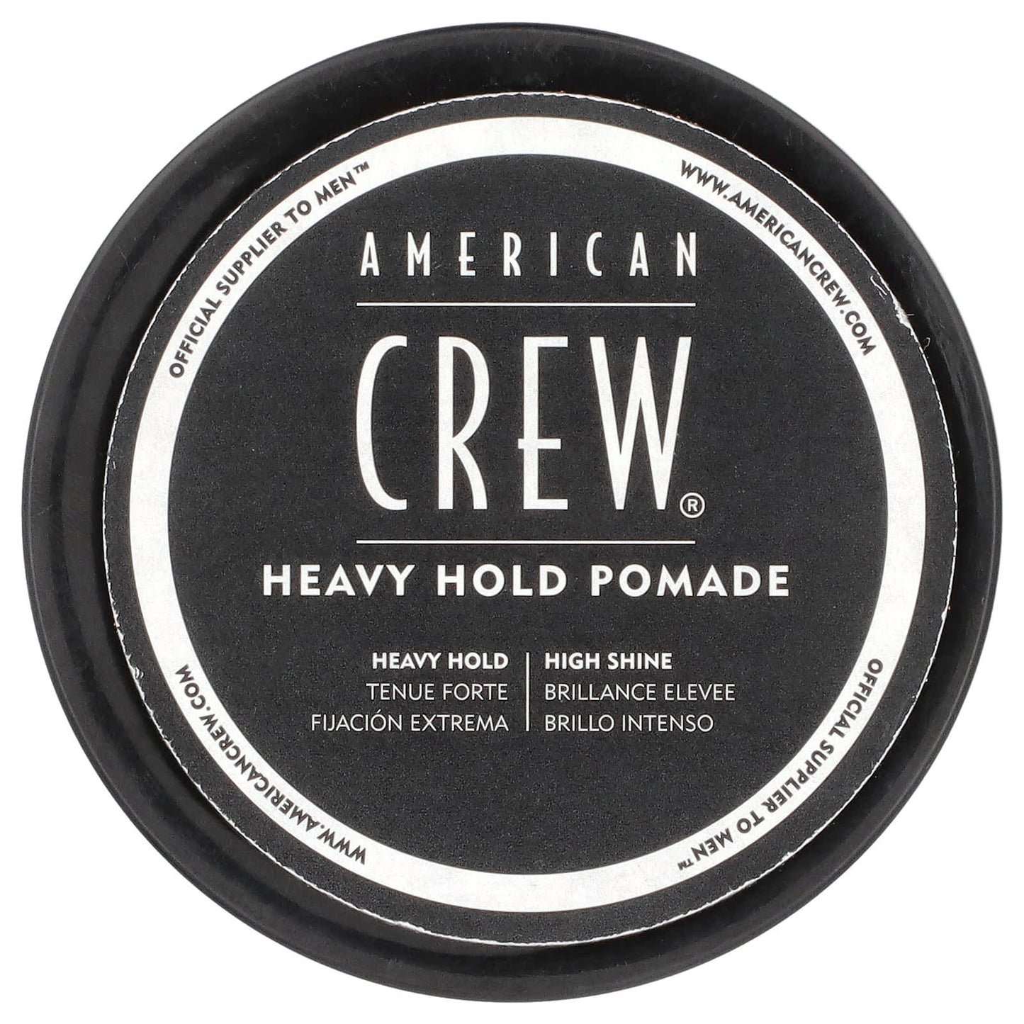 American Crew Heavy Hold Water Wax Pomade for Men, 3 oz (85g) - Image 1