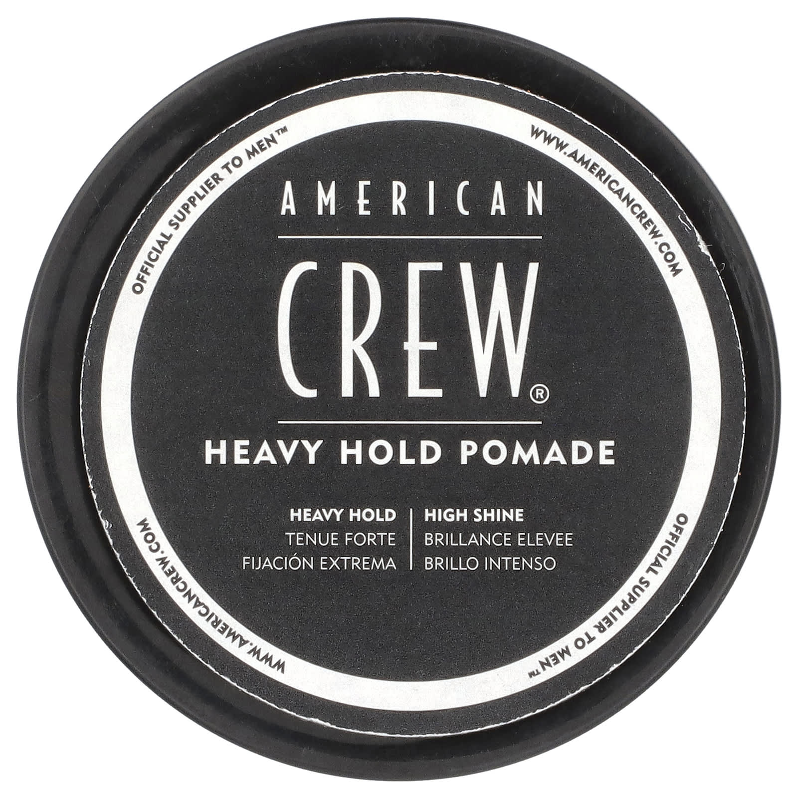 American Crew Heavy Hold Water Wax Pomade for Men, 3 oz (85g) - Image 1