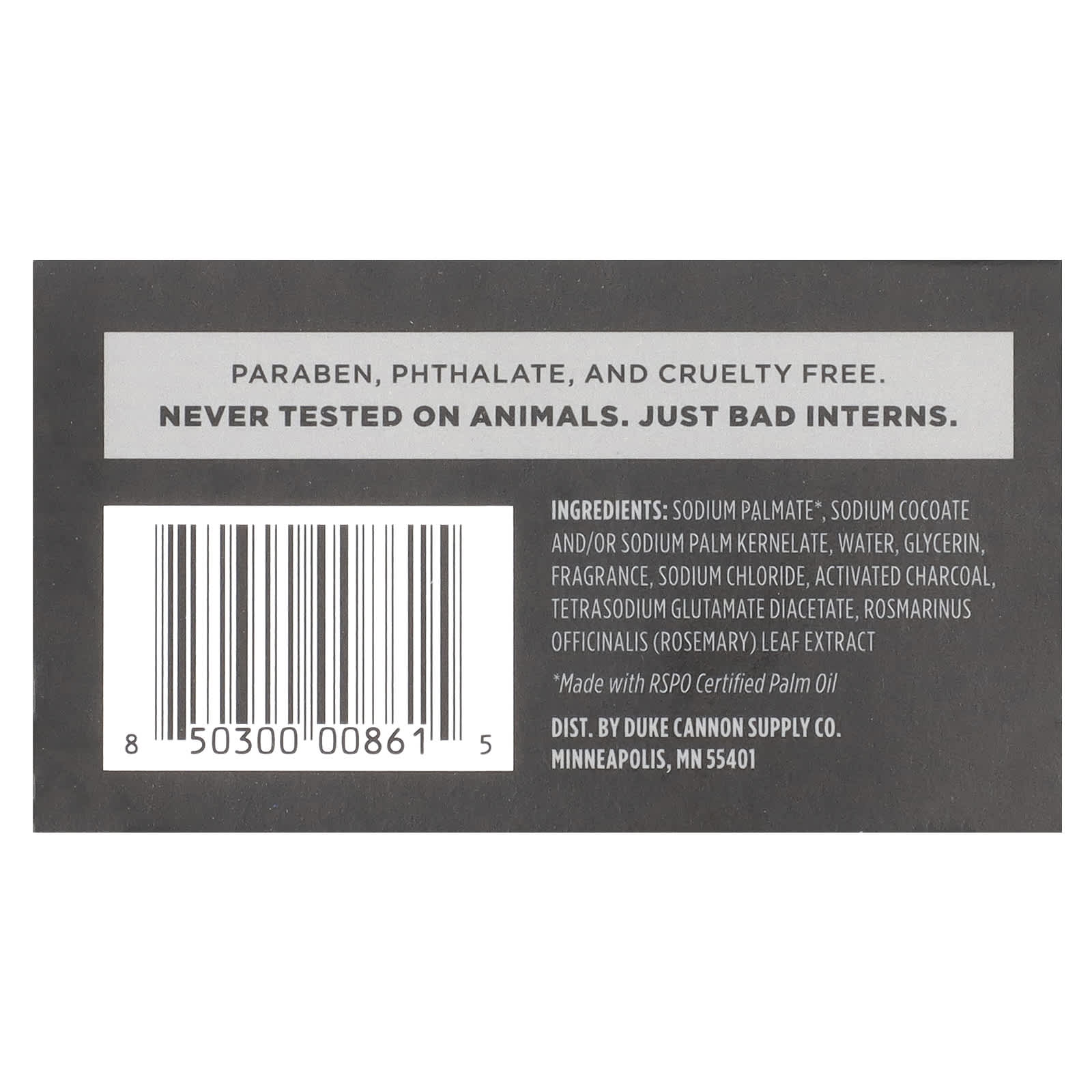 Activated Charcoal Soap for Men - Big Lump of Coal by Duke Cannon - Image 2