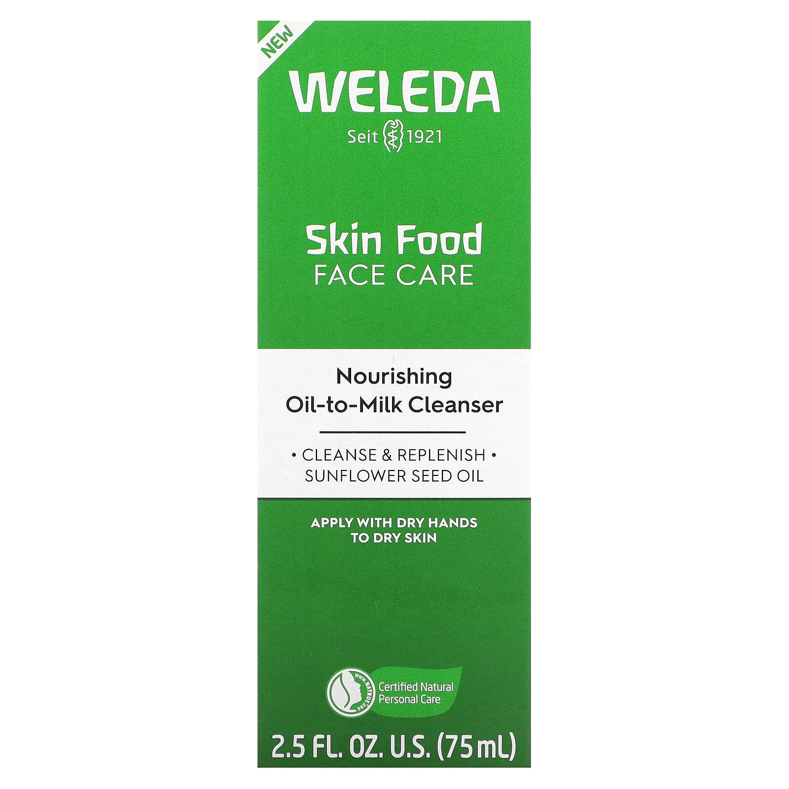 Weleda, Skin Food Face Care, Nourishing Oil-To-Milk Cleanser, 2.5 fl oz (75 ml) - Image 2
