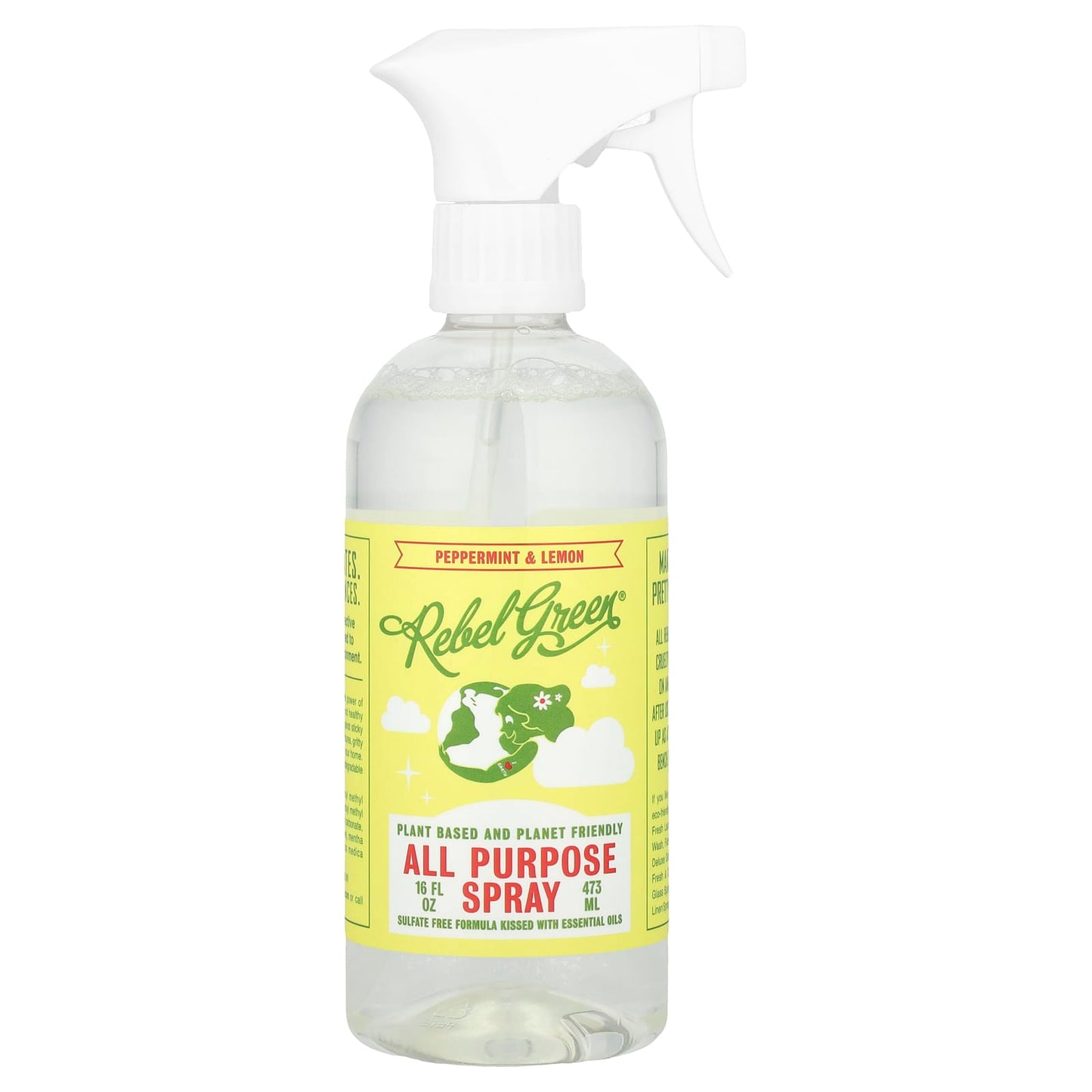 Rebel Green, All Purpose Spray, Peppermint & Lemon, 16 fl oz (473 ml) - Image 1