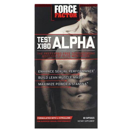 Unlock Alpha Performance with Force Factor Test X180 Alpha - Image 1