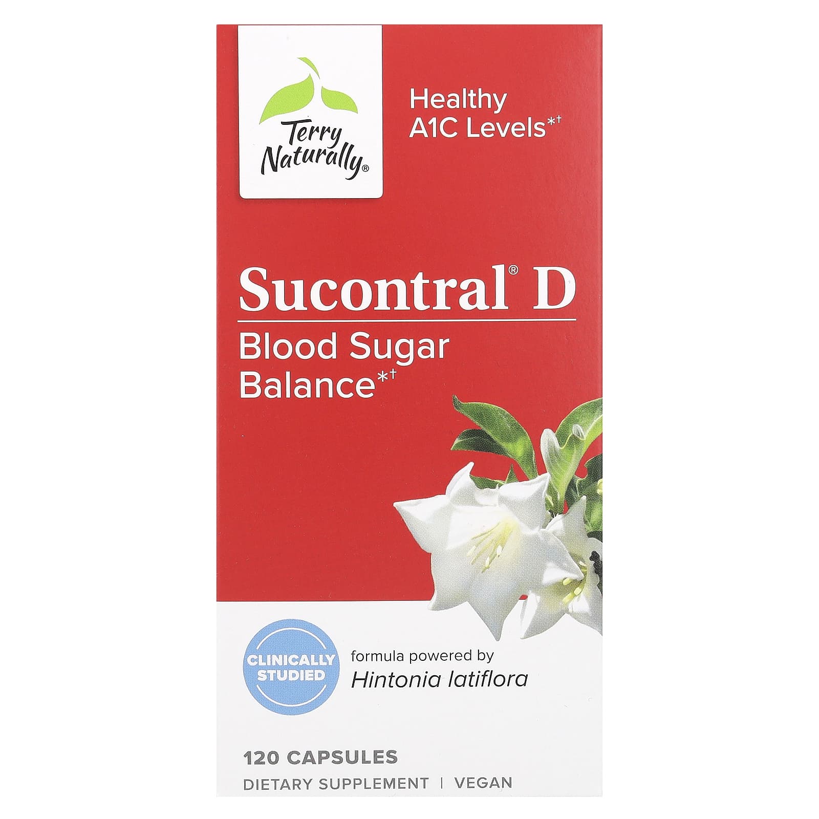 Terry Naturally, Sucontral D, 120 Capsules - Image 1