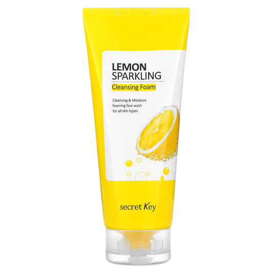 Secret Key, Lemon Sparkling Cleansing Foam, 7.05 oz (200 g) - Image 1