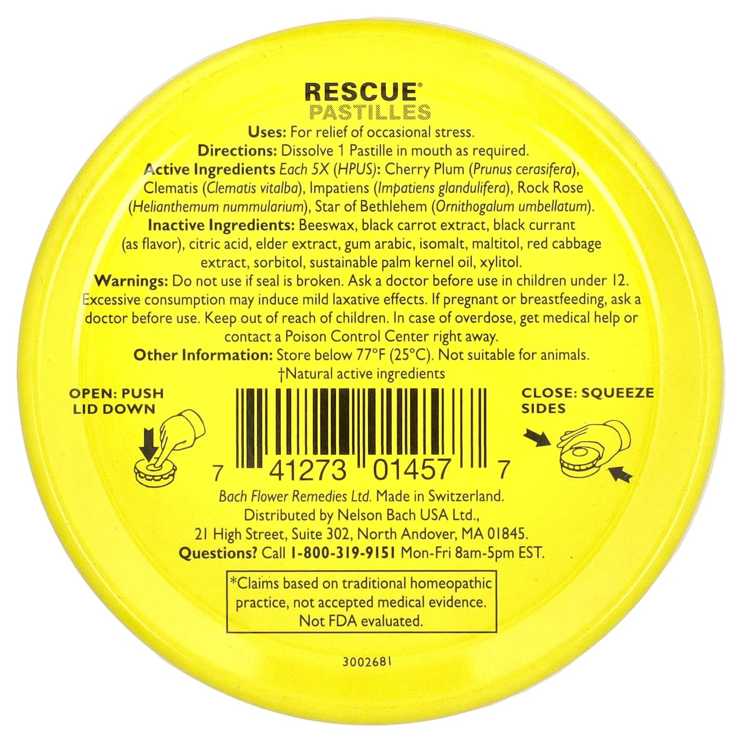 Natural Stress Relief with Bach Rescue Pastilles - Image 2