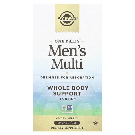 Solgar, One Daily Men's Multi, 60 Capsules - Image 1