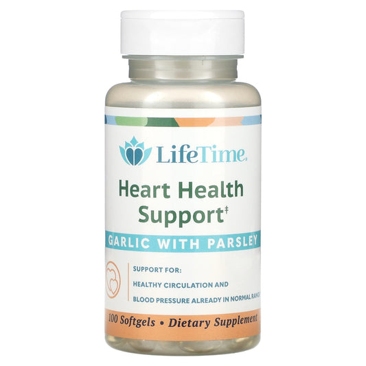 LifeTime Vitamins, Heart Health Support, 100 Softgels - Image 1