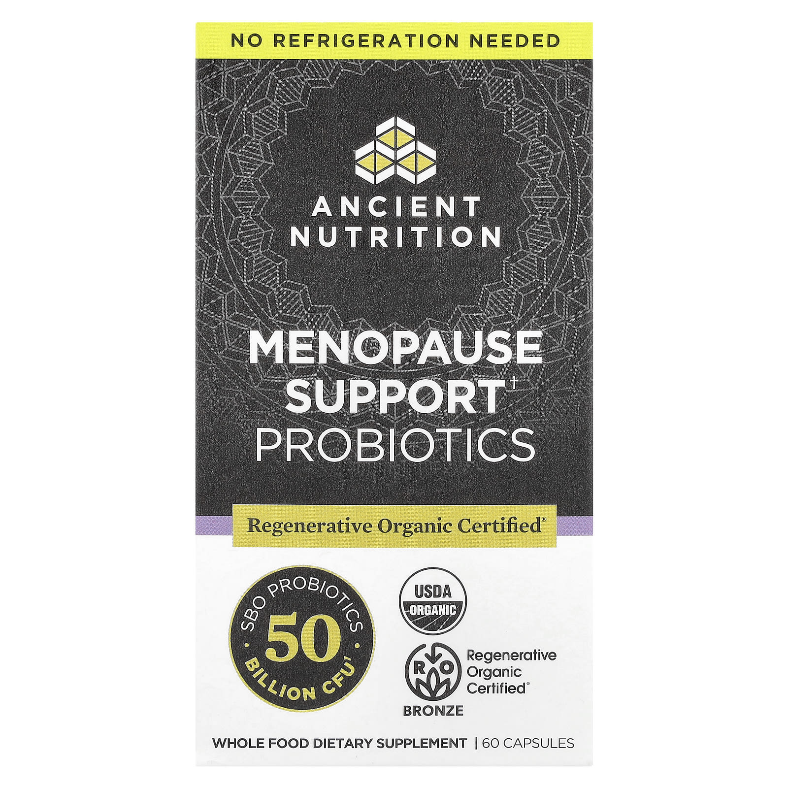 Menopause Support Probiotics by Ancient Nutrition - 60 Capsules - Image 1