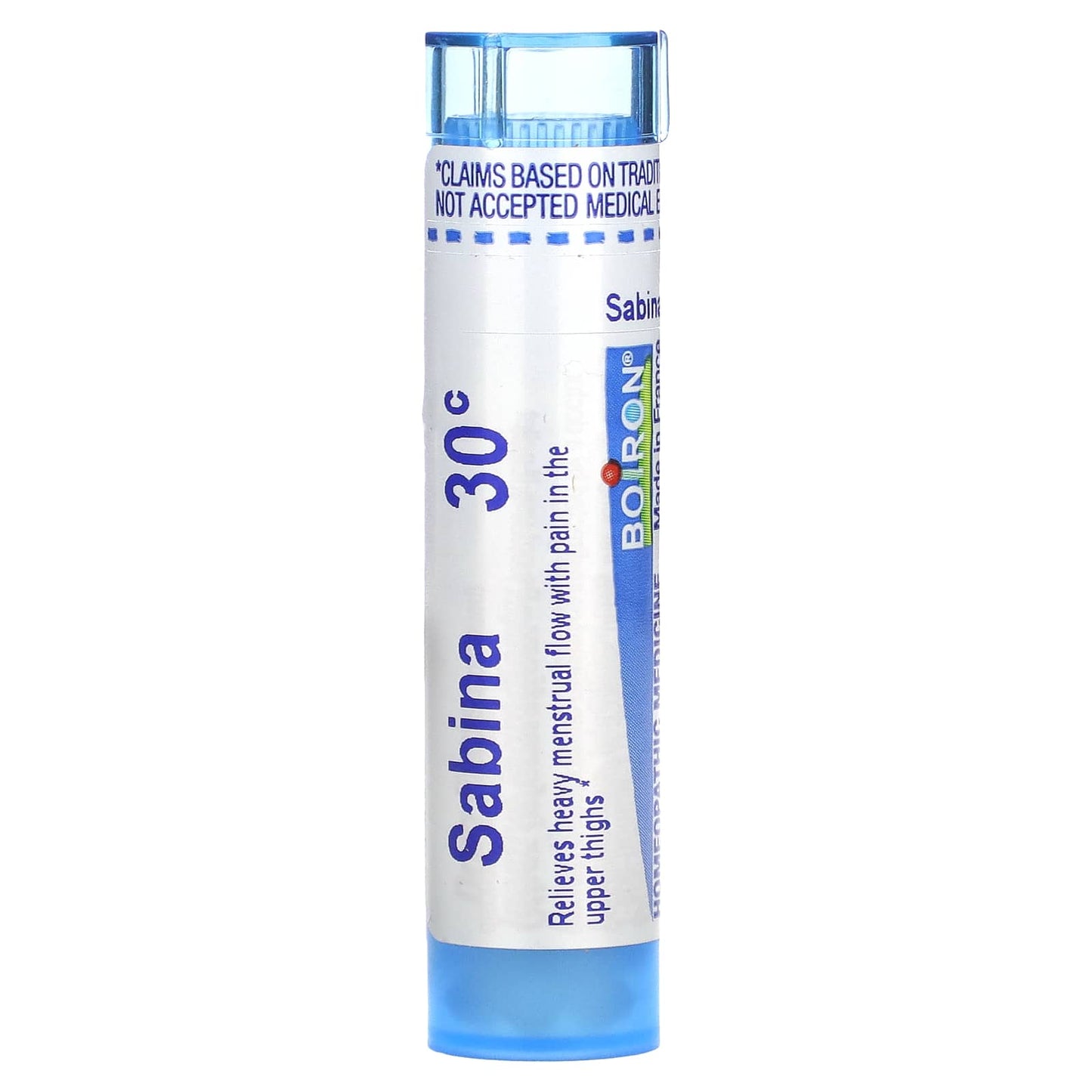 Boiron Sabina 30C Menstrual Pain Relief Homeopathic Pellets - Image 1