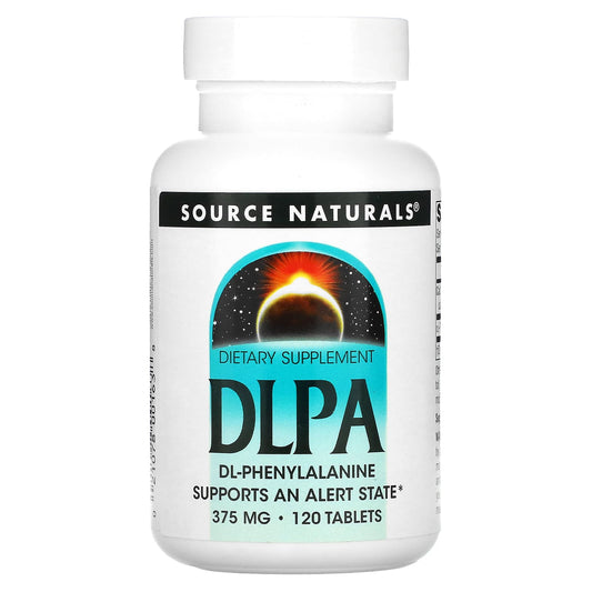 Source Naturals, DLPA, 120 Tablets - Image 1