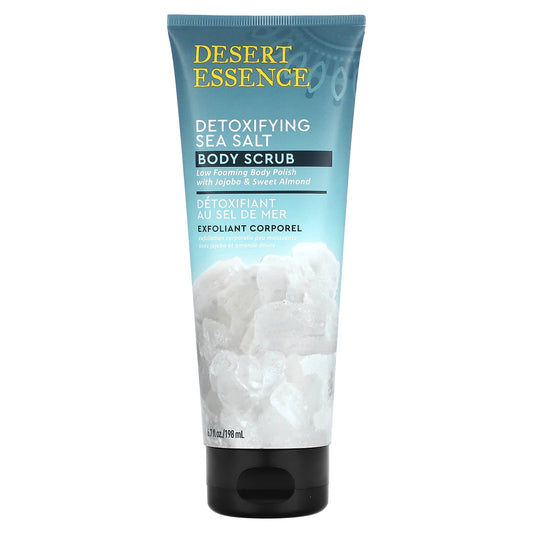 Desert Essence Detoxifying Sea Salt Body Scrub 6.7 fl oz - Image 1