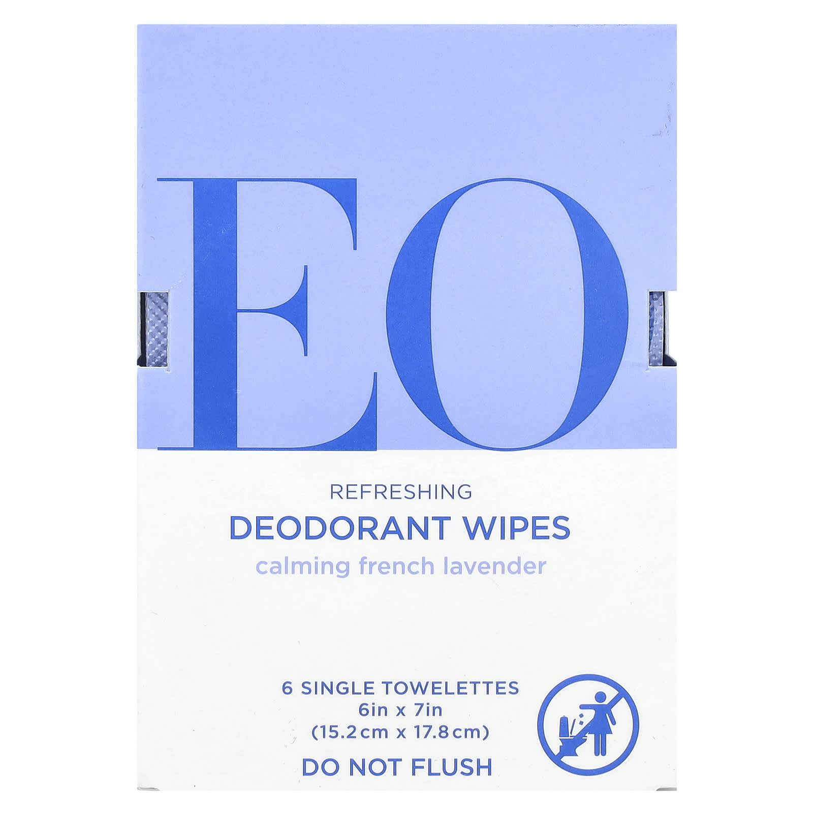 French Lavender Deodorant Wipes | Aluminum-Free & Cruelty-Free | EO Products - Image 2