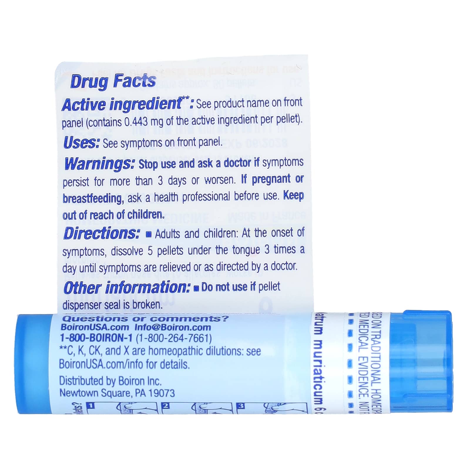 Allergy Relief with Boiron Natrum Muriaticum 6C, 80 Pellets - Image 2