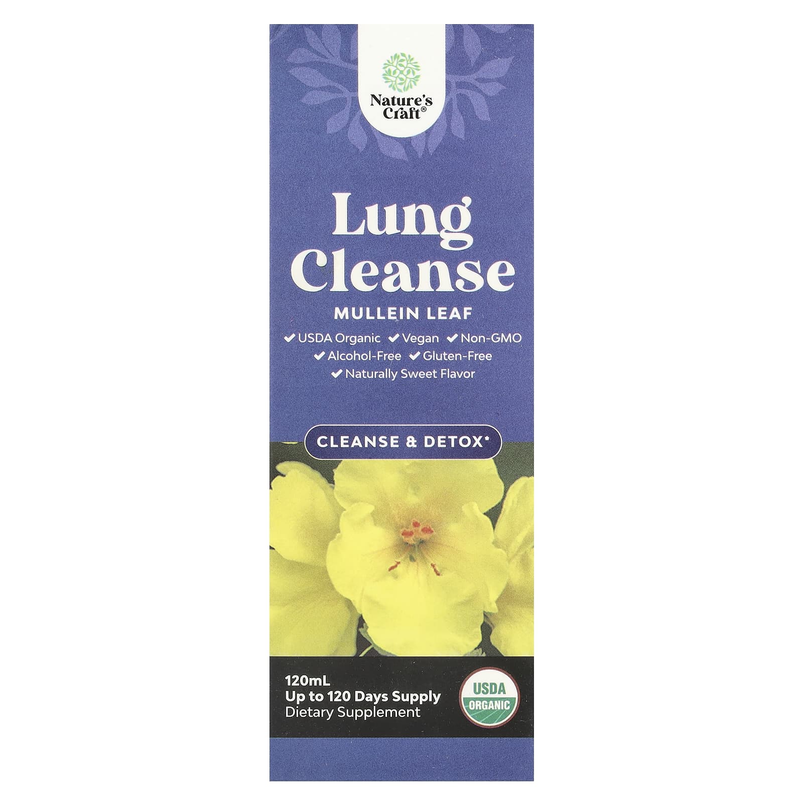 Nature's Craft, Lung Cleanse, 4 oz (120 ml) - Image 1