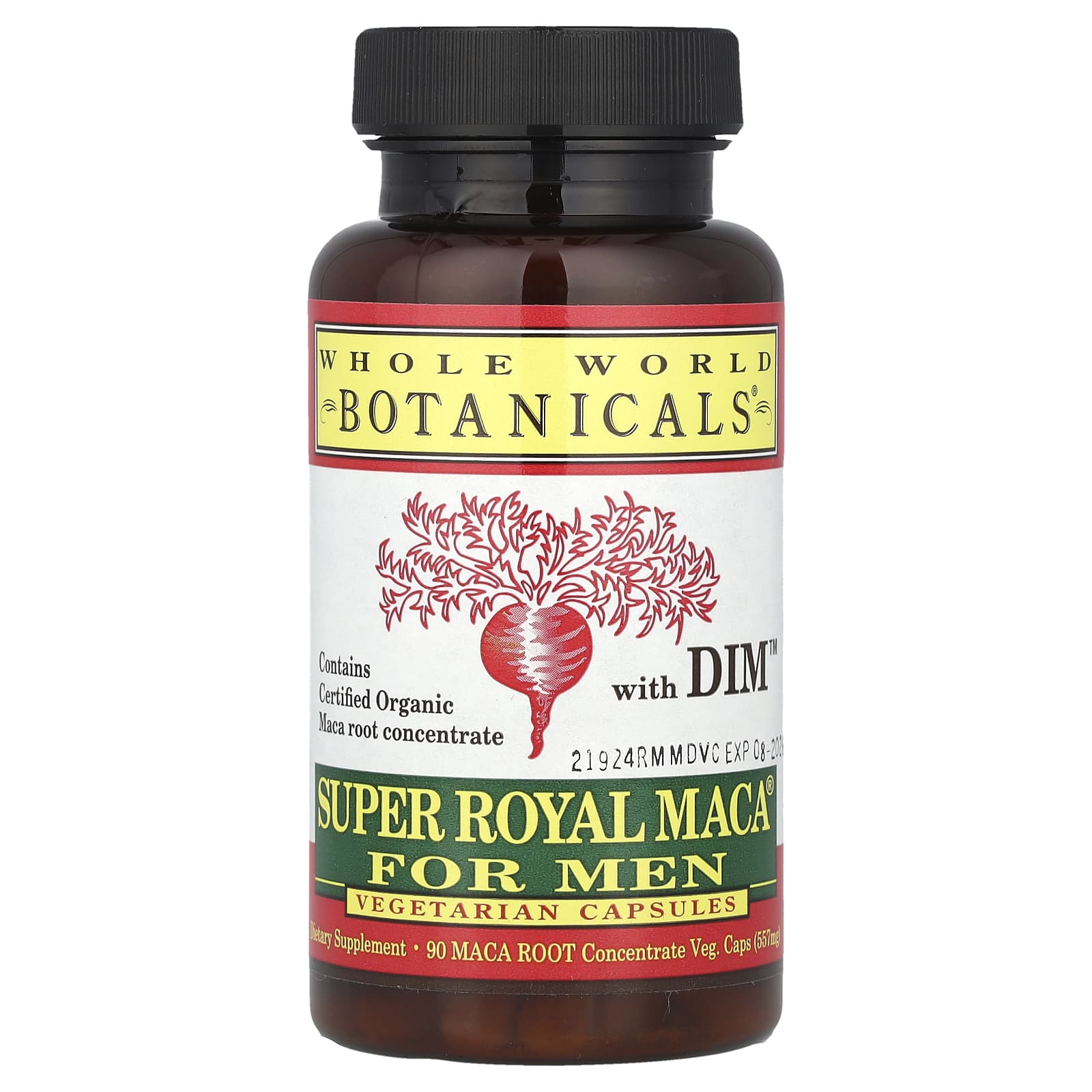Whole World Botanicals, Super Royal Maca® For Men, 90 VegCaps - Image 1
