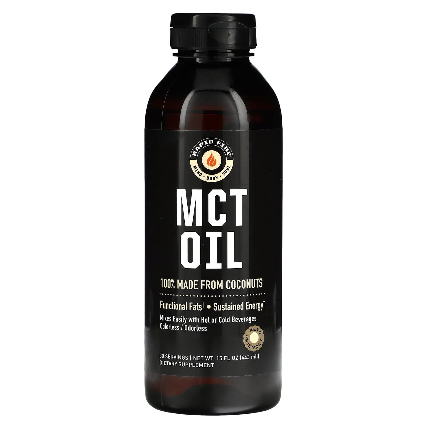 RAPIDFIRE, MCT Oil, 15 fl oz (443 ml) - Image 1