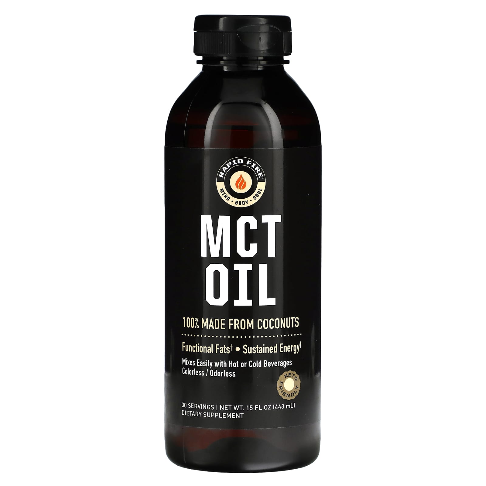 RAPIDFIRE, MCT Oil, 15 fl oz (443 ml) - Image 1