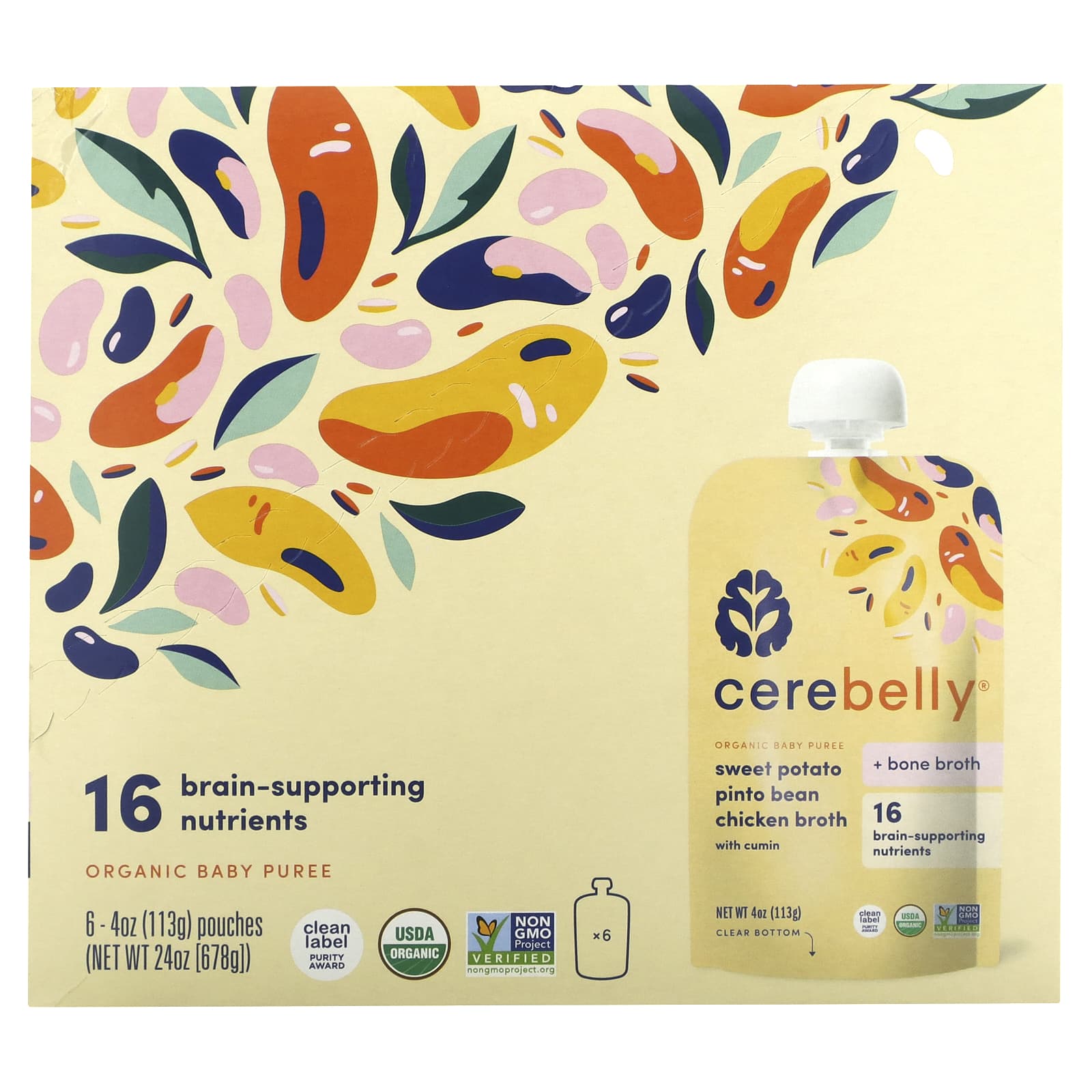 Organic Baby Puree for Brain Development and Healthy Palate - Cerebelly - Image 1