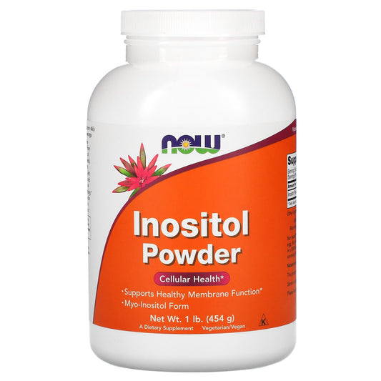 NOW Foods, Inositol Powder, 1 lb (454 g) - Image 1