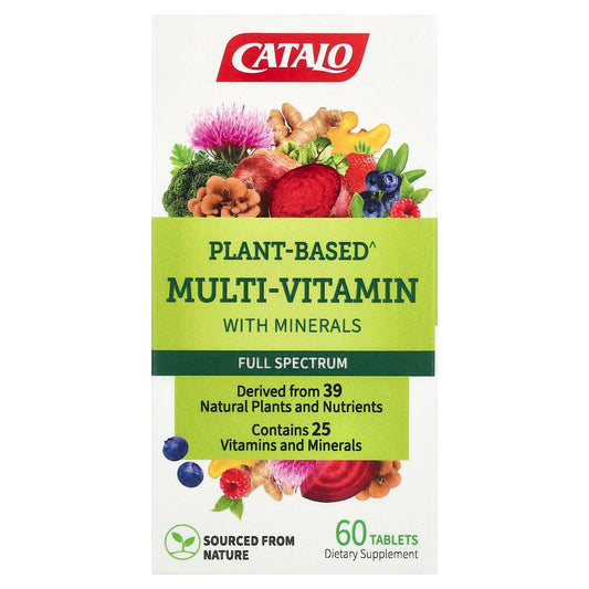 CATALO Plant-Based Multi-Vitamin with Minerals - 60 Tablets - Image 1