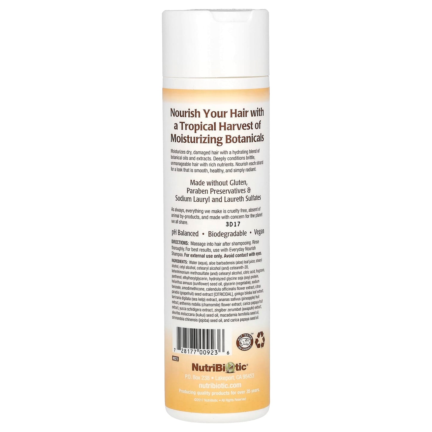 NutriBiotic, Everyday Nourish Conditioner, Tropical Harvest, 10 fl oz (296 ml) - Image 2