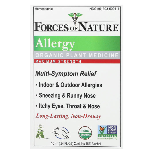 Forces of Nature - Allergy Relief Drops for Sinus Pressure & Congestion - Image 1