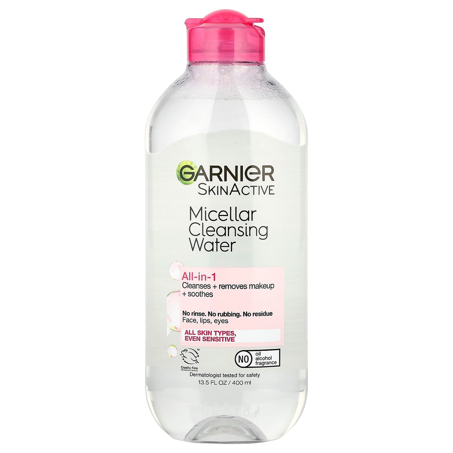 Garnier SkinActive Micellar Cleansing Water, All-in-1, 13.5 fl oz (400 ml) - Image 1