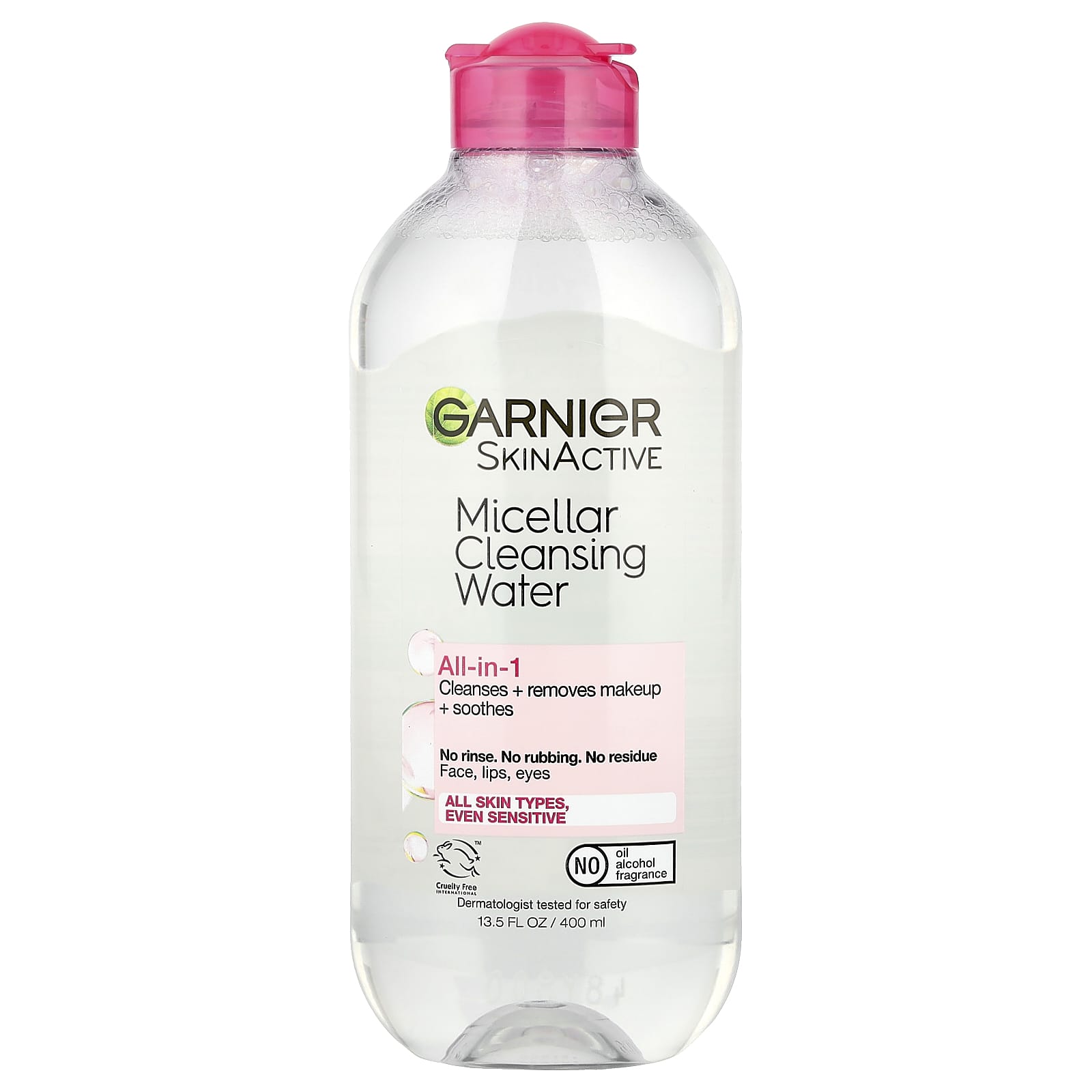 Garnier SkinActive Micellar Cleansing Water, All-in-1, 13.5 fl oz (400 ml) - Image 1