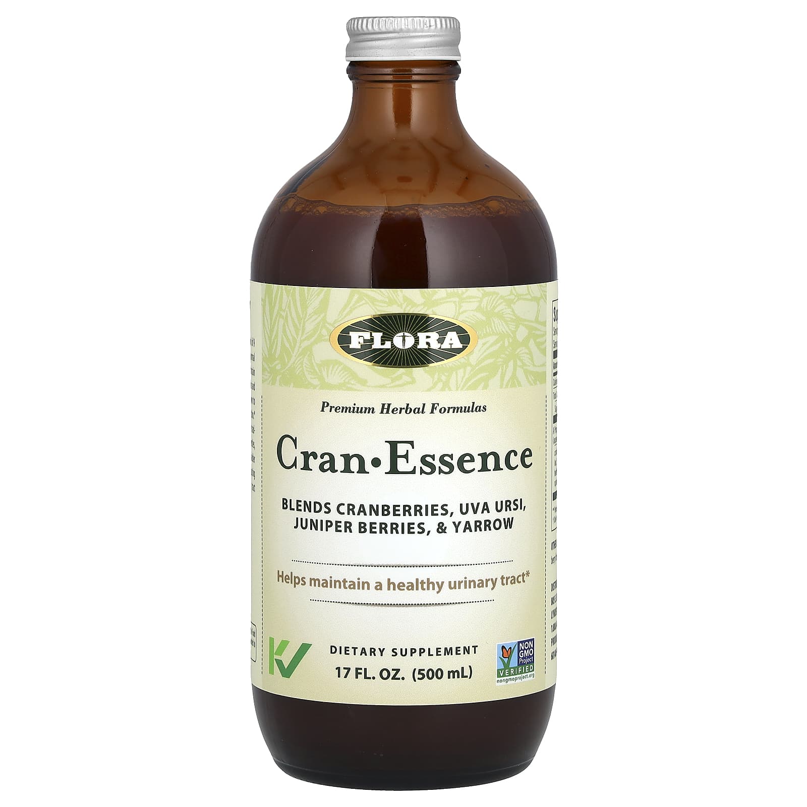 Cran-Essence Urinary Tract Health Supplement by Flora - 17 fl oz (500 ml) - Image 1