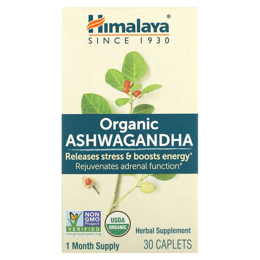 Organic Ashwagandha Supplement by Himalaya - Stress Relief Capsules - Image 1