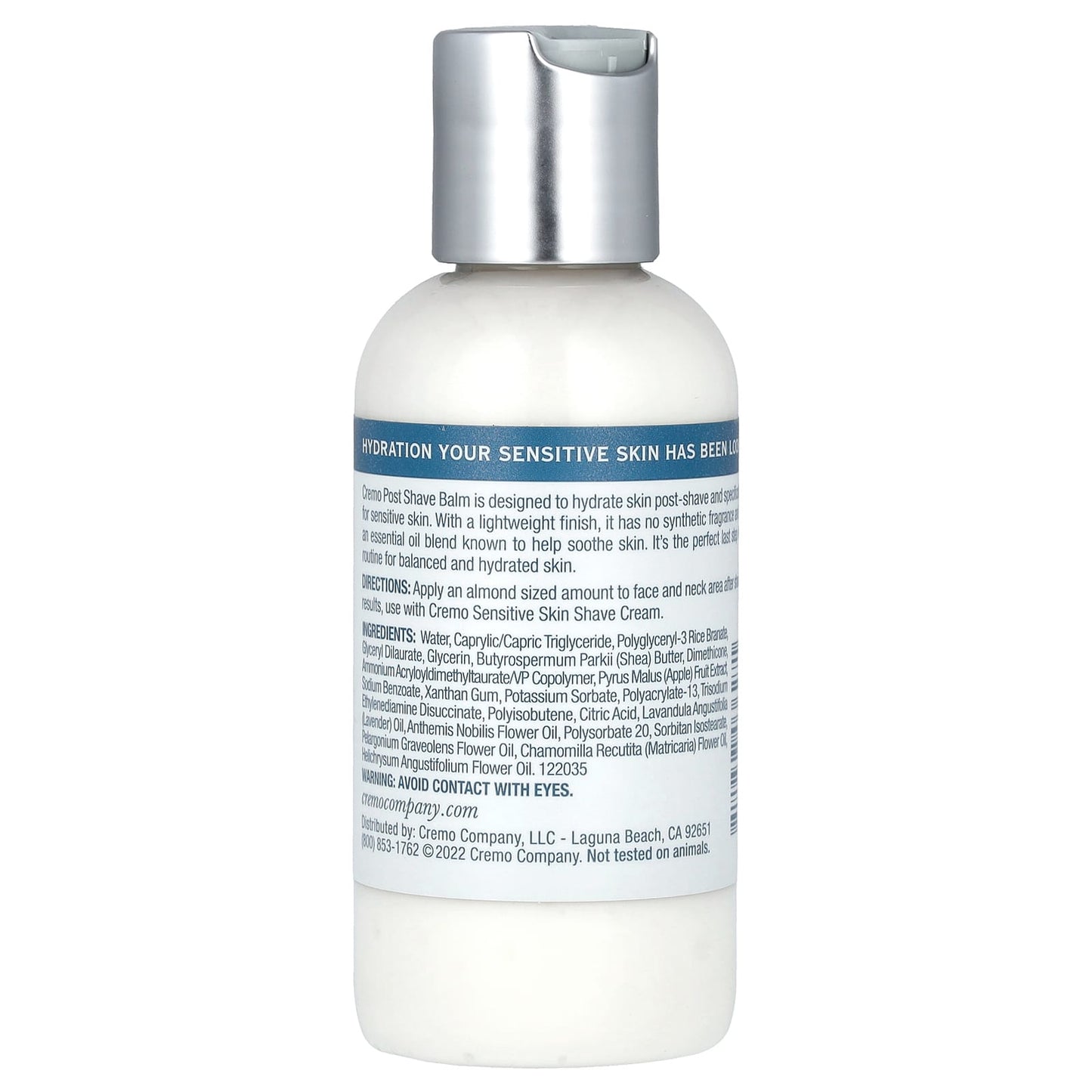 Cremo Post Shave Balm for Sensitive Skin, 4 fl oz (118ml) - Image 2