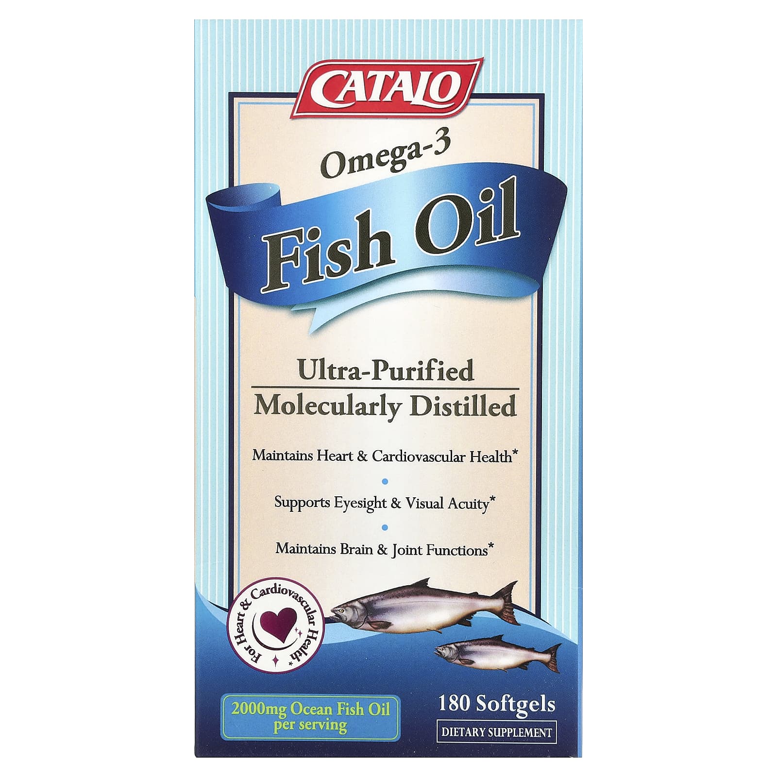 Omega-3 Fish Oil Supplement for Heart Health and Brain Function - Image 1