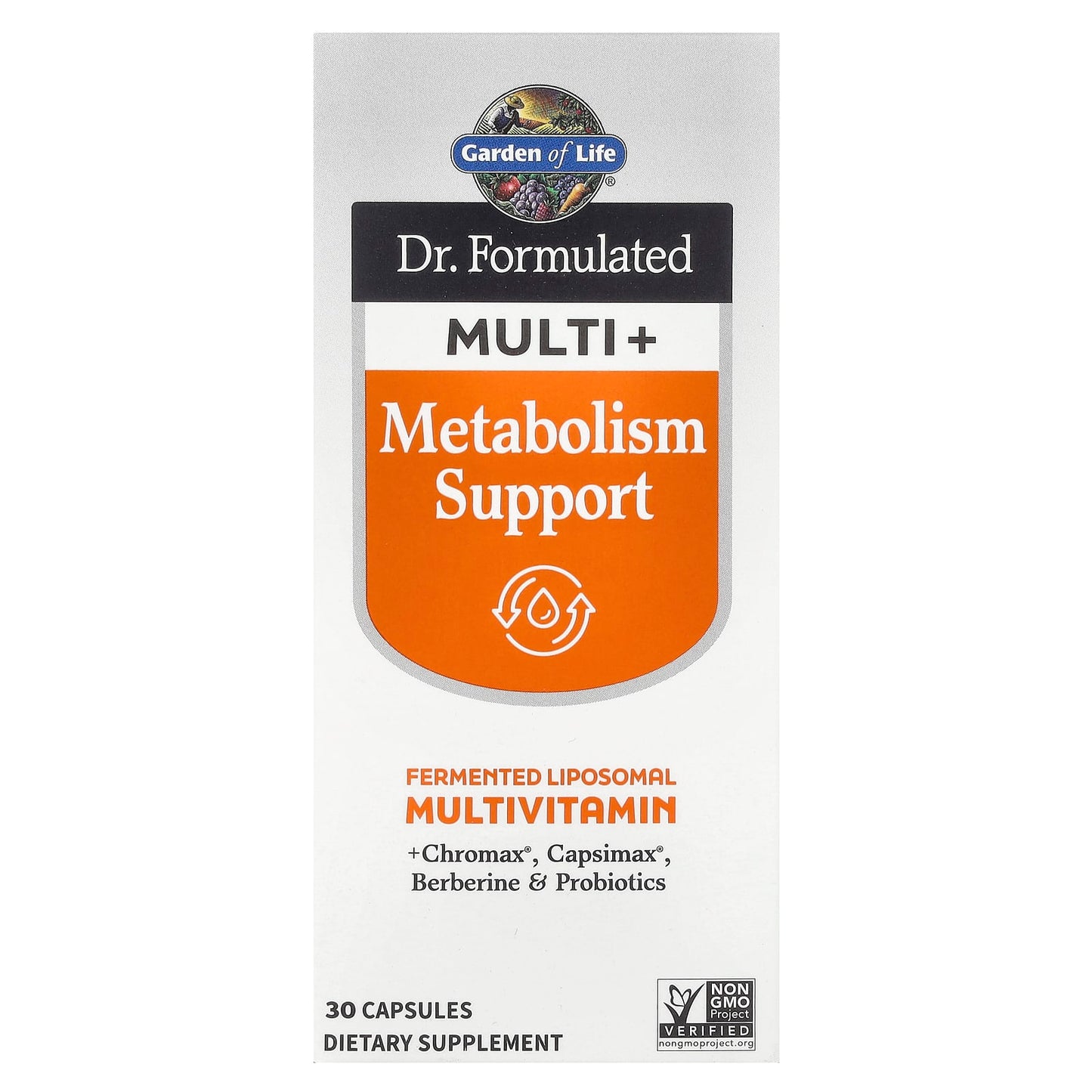 Garden of Life Dr. Formulated Multi+, Metabolism Support Vitamins & Probiotics - Image 1