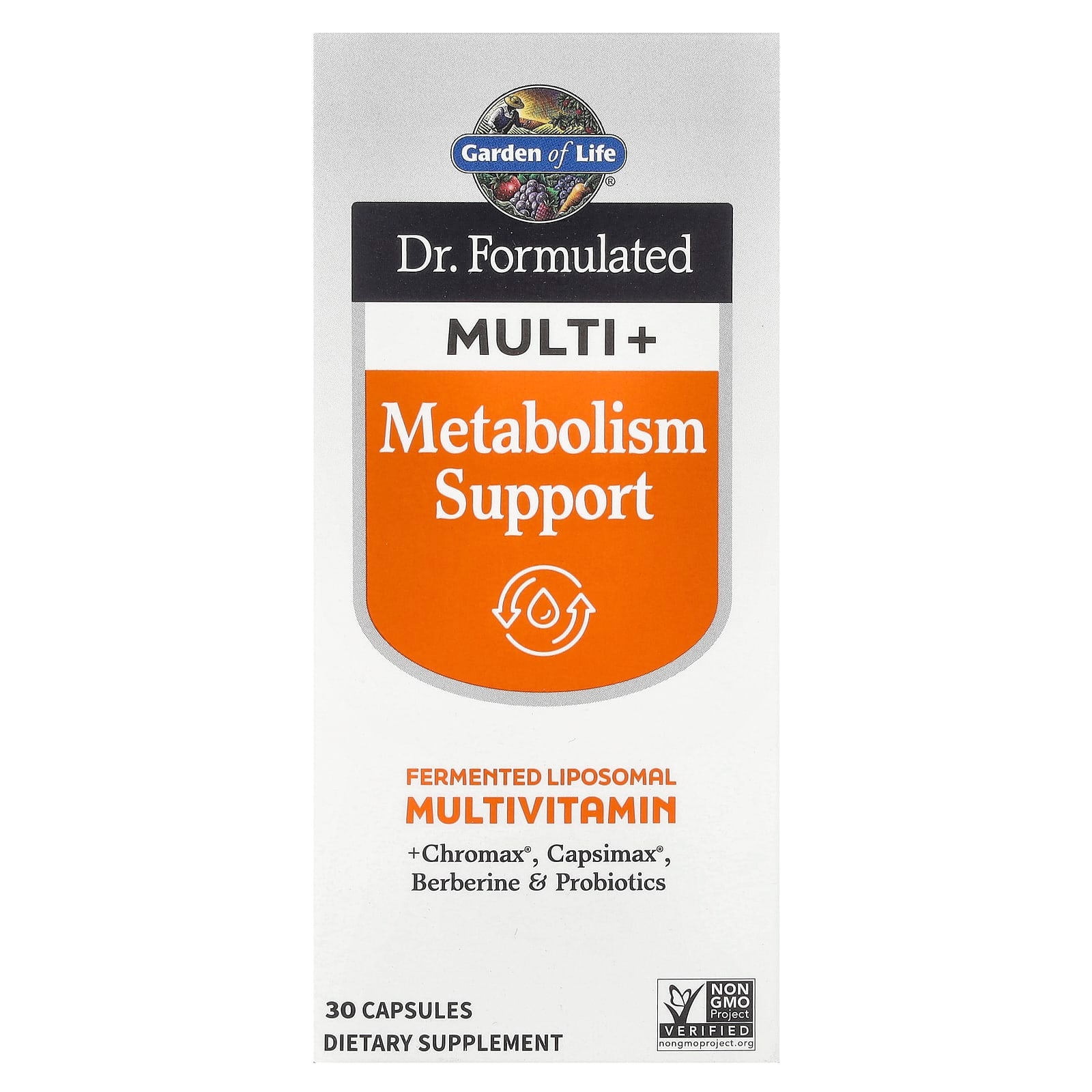 Garden of Life Dr. Formulated Multi+, Metabolism Support Vitamins & Probiotics - Image 1