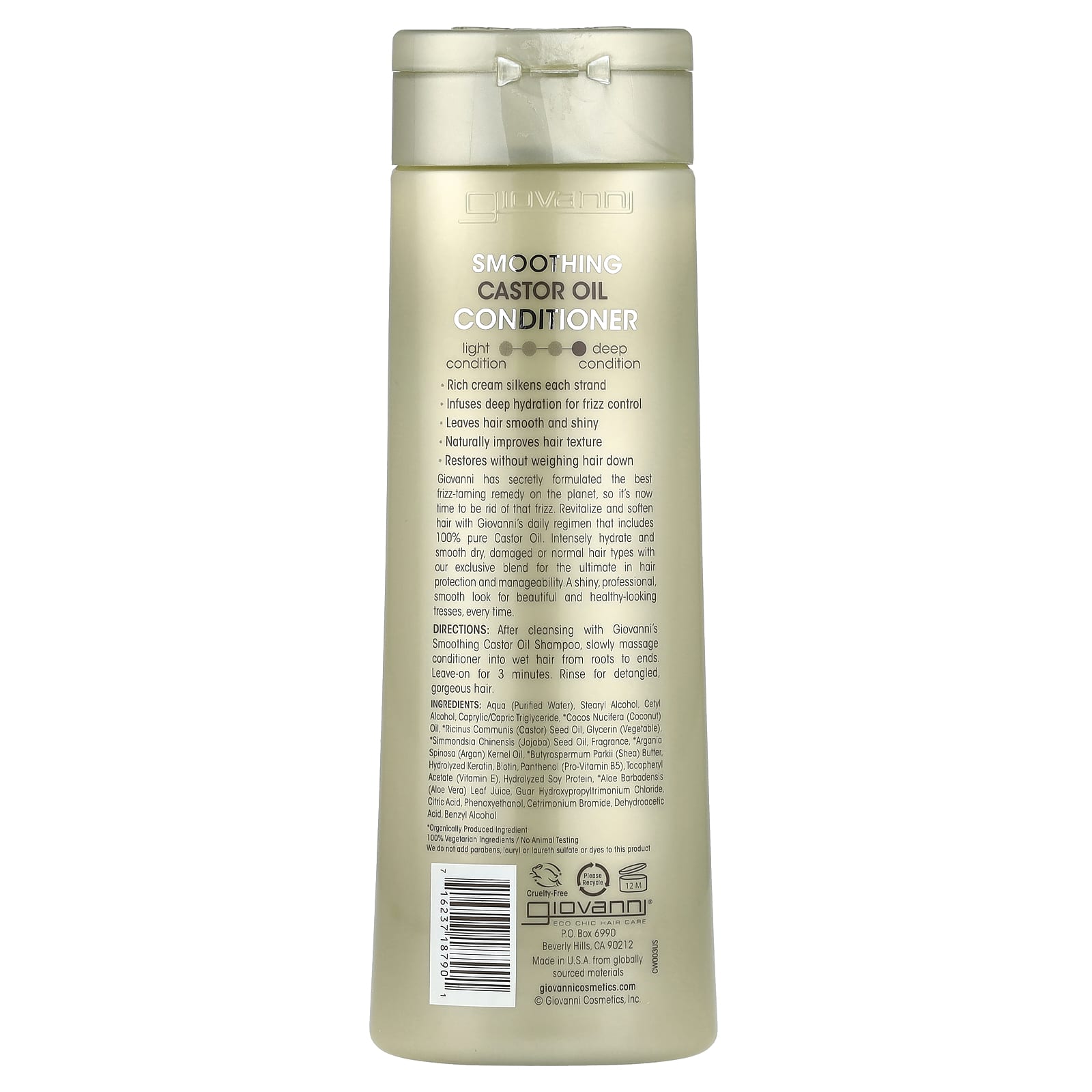 Smoothing Castor Oil Conditioner for All Hair Types - 13.5 fl oz - Image 2