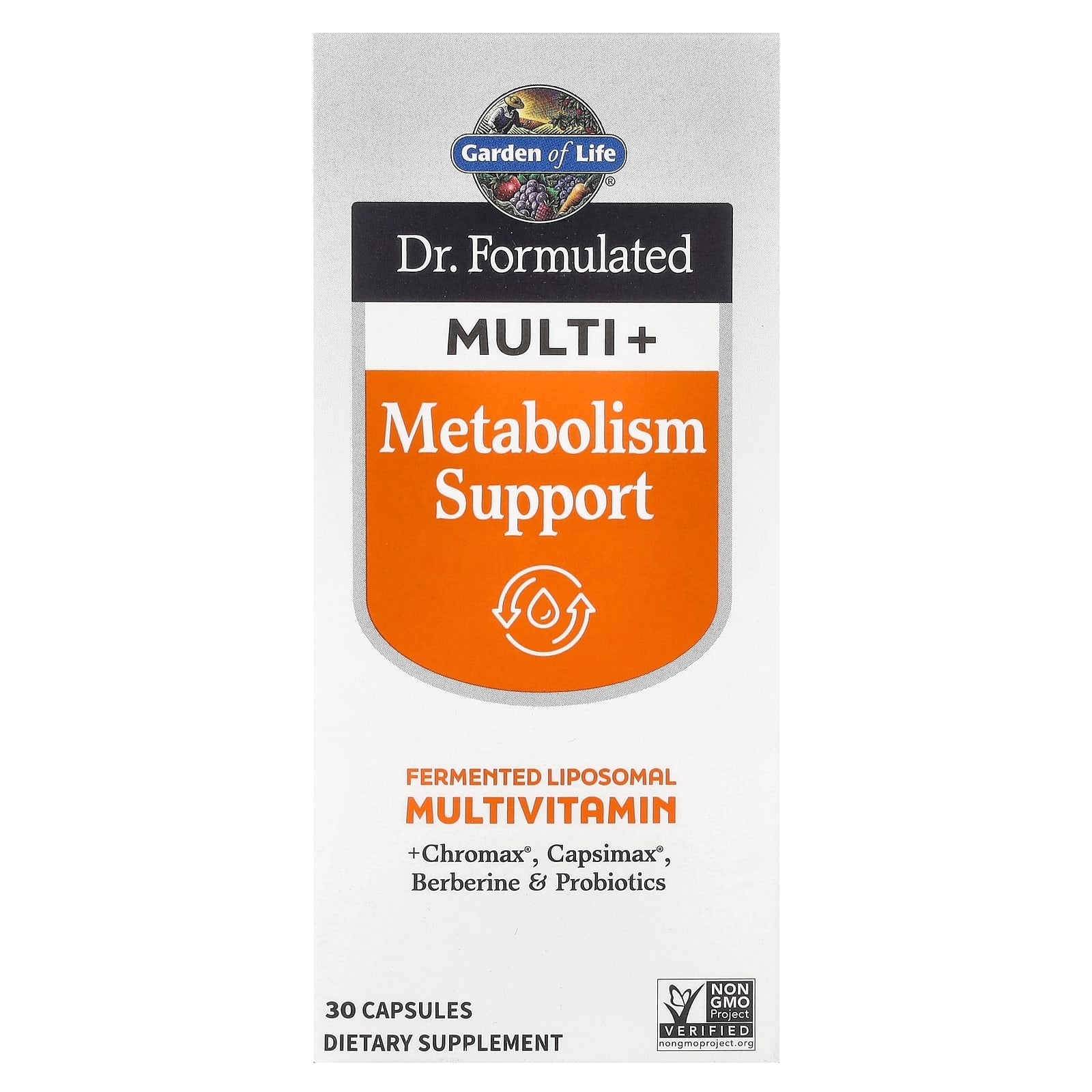 Garden of Life Dr. Formulated Multi+, Metabolism Support Vitamins & Probiotics - Image 1