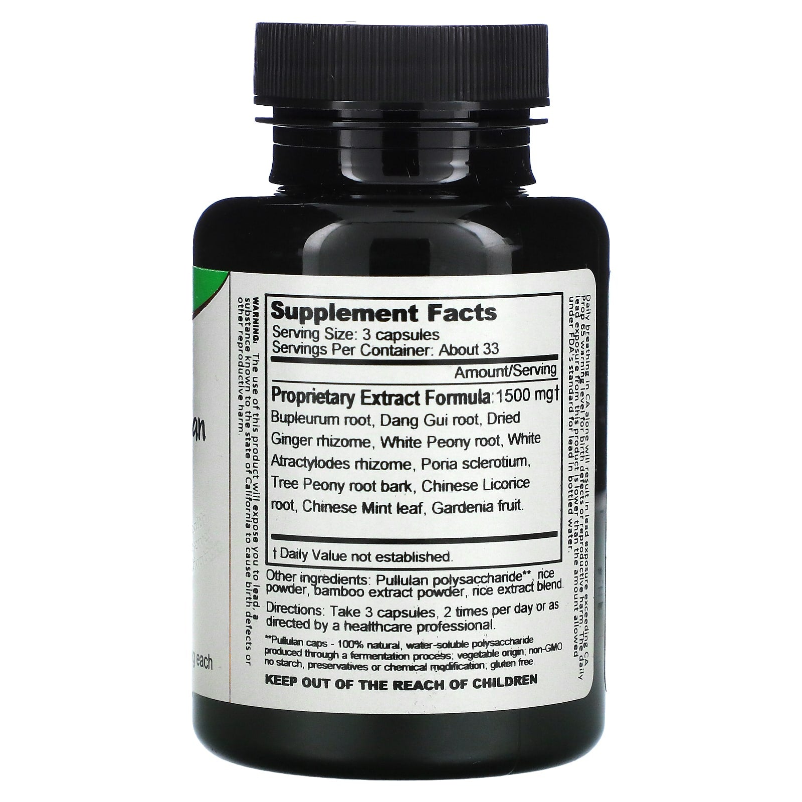 Dragon Herbs Natural Woman Tonic 500mg, 100 Capsules - Image 2